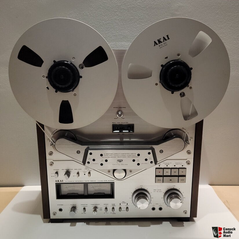 Akai GX-635D with silver faceplate